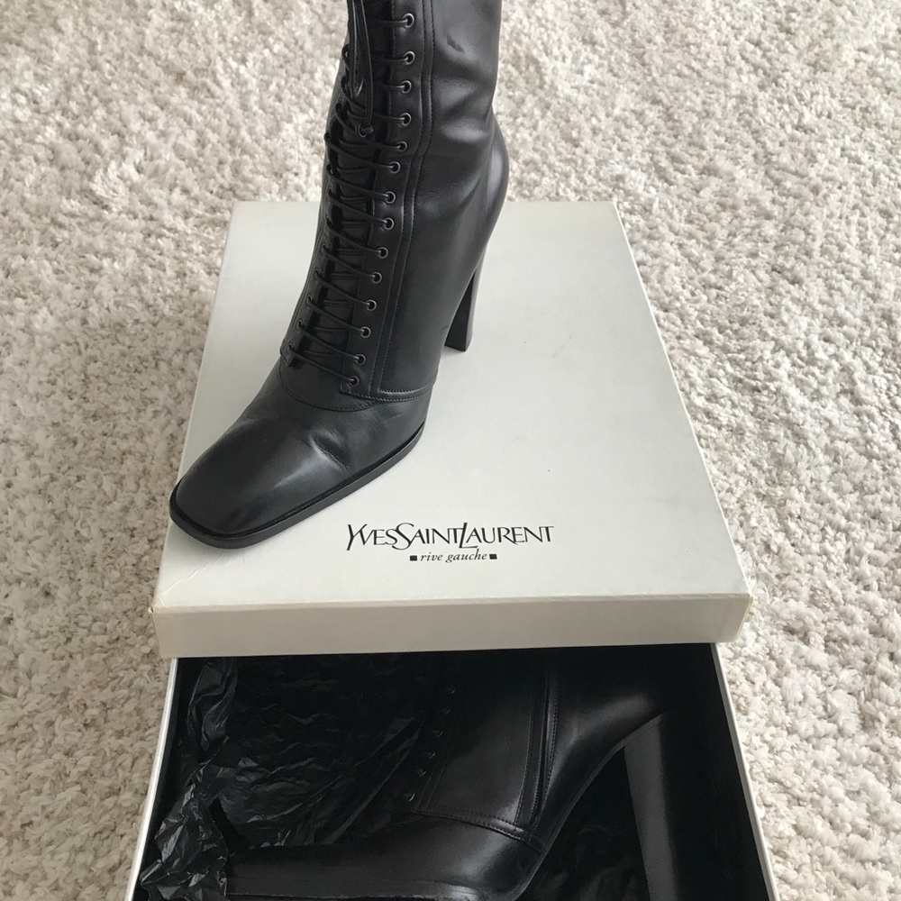 Yves Saint Laurent Ankle Boot Military, YSL Combat
